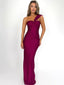 Rubis Robe asymétrique Sculptante