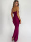 Rubis Robe asymétrique Sculptante